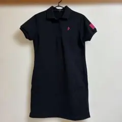 PEARLY GATES ポロワンピース ブラック P-89のサムネイル