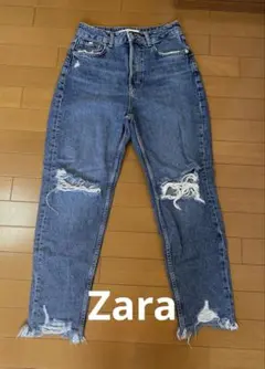 ZARA ダメージデニム ジーンズ レディース 38