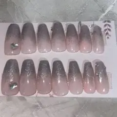 グラデーションネイルチップ　 12個セット