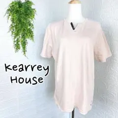 2258【Kearrey House】半袖カットソー Tシャツ ベージュ L