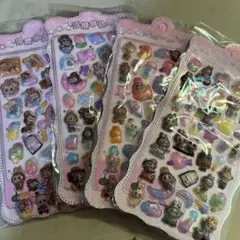 ラブブ　立体シール　ボンボンドロップ