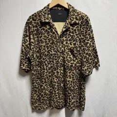 WILD LIFE TAILOR パイル レオパード シャツ ヒョウ柄　Mのサムネイル