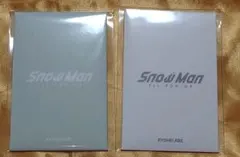 【匿名配送】SnowMan popup 韓国 フォトカードA B 阿部亮平