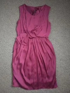 après jour ワインレッドドレス M