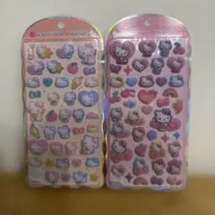 ハローキティ コットンパフィー2枚セット