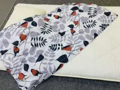 【新品未使用品】羽毛ひざ掛け 膝掛け　腰巻　肩当て　ウォッシャブル　送料込