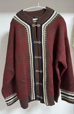 JEANASIS チロルカーディガン チロリアン チャイナ風 オーバーサイズ