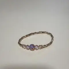 ハンドメイドのガラス玉ビーズブレスレット
