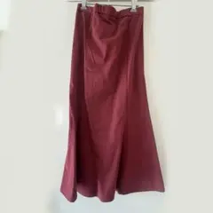 ロングスカート レッド