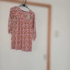 超お買い得❗️H&M 花柄 可愛い長袖ワンピース size140