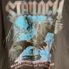 古着　ヴィンテージ感　フロントデザイン　Tシャツ　プリント　鷲　アニマル　半袖