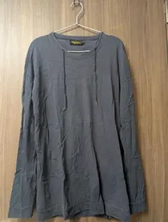 DIESEL Black Gold ダークグレー 長袖カットソー Sのサムネイル