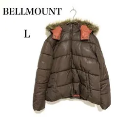 ベルモント ファー付きダウンジャケット フード取り外し可 カジュアル【L】