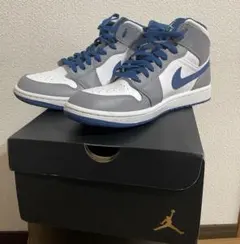 Nike Air Jordan 1 Mid True Blue 25.5cm