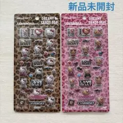 ハローキティ LOVEBOAT ドリーミーキャンディシール 2種セット