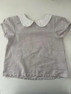 petit main プティマイン　ギンガムチェック　女の子　 Tシャツ 100のサムネイル