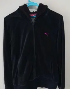 PUMA ベロアパーカー　ジップアップ　レディースM