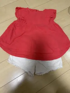 【BREEZE】 トップスとショートパンツセット 120