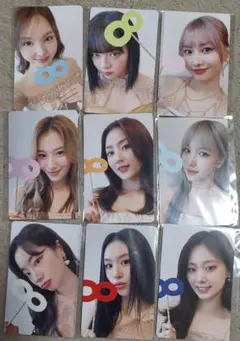 TWICE 8周年 ポップアップ オフラインくじ 参加賞 コンプ 9枚セット