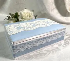 ウェットティッシュケース　ハンドメイド　レース　西洋アンティーク好きな方