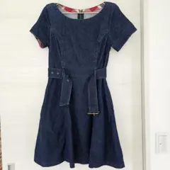 ブルーレーベル クレストブリッジ デニム ワンピース