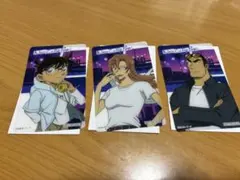 セガラッキーくじ 名探偵コナンNeoCityPop イラストカード　3種セット