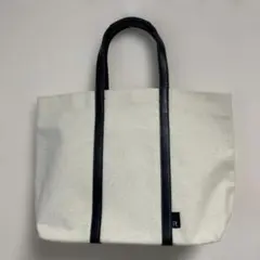 アイボリー キャンバス トートバッグ