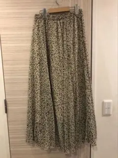 シフォンロングスカート