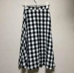 ルルウィルビー Loulou Willoughby ギンガムフレアースカート
