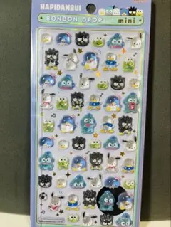 【正規品】サンリオmini はぴだんぶい　ボンボンドロップシール　ボンドロ