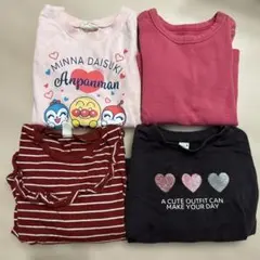 ロンT４枚セット90、80保育園着