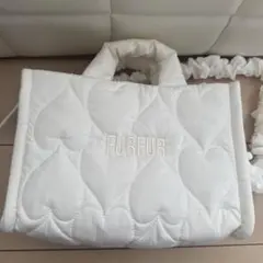 FURFUR ハートキルティングバッグ