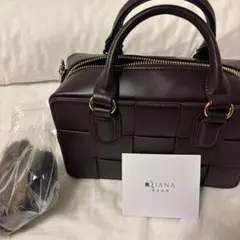 未使用/店頭完売品/DIANA ワイドメッシュ ハンドバッグ チョコレート