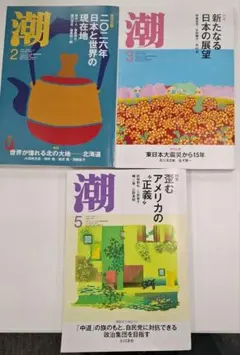 雑誌 潮 3冊セット 2026年2月・3月・5月号