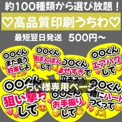ちぃ様専用　オーダー　うちわ文字　団扇屋さん　連結　文字パネル　ファンサ
