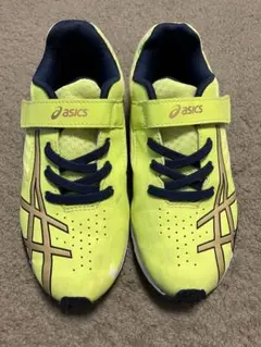 （21.5センチ）asics キッズ スニーカー イエロー