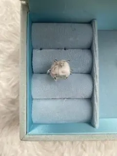 リング 指輪 天然石 シルバー 白 ホワイト ハウライト パワーストーン