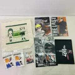 【ほぼ未開封品★8点】ナルト トートバッグ クリアファイル 下敷き シール など