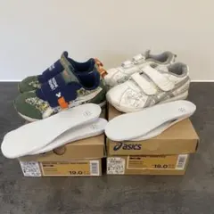 ASICS SUKU2 ディズニーコラボスニーカー 19cm 2足SET