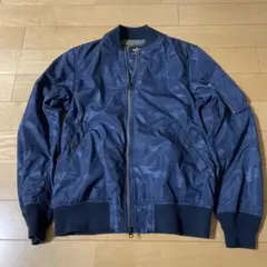 ネイビー 迷彩柄内側 ジャケット Mサイズ