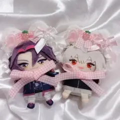 ぬい服 10cm にじぱぺ にじぱぺっと ヘッドドレス セット ピンク いちご