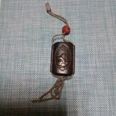 印籠 骨董品 彫刻 布袋様 根付 - メルカリ