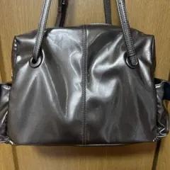 【新品・未使用】メタリック ハンドバッグ