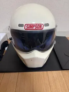 SIMPSON ヘルメット 旧モデル バンディット系 白 - メルカリ