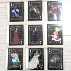 セガ ラッキーくじ ディズニー ヴィランズ F賞 トランプ風カード 9セット