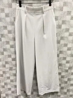 ★美品★ グリーンレーベルリラクシング　ワイドパンツ 白 34サイズ