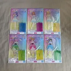 ⑩アイカツ スタンド付きアクリルプレート ルミナス・ぽわぽわプリリン 6種セット