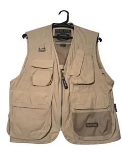 古着　フィッシングベスト ベージュ Mサイズのサムネイル