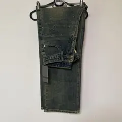 超話題‼️‼️SHAGGIEオーロララインストーン付きヴィンテージルーズデニムパンツ