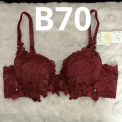 ワコール　Wing Lesiage ブラジャー B70 ボルドー系のサムネイル
